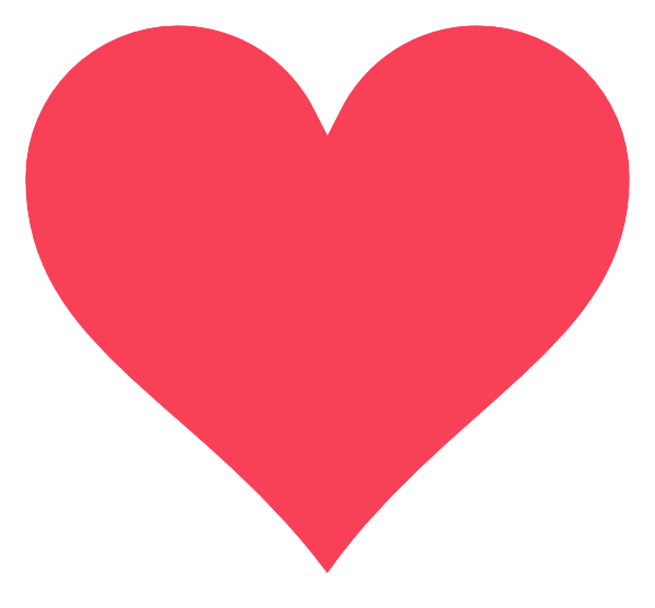 Small red heart